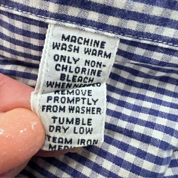 Ralph Lauren Blue and White Button Down Shirt - Picture 11 of 11